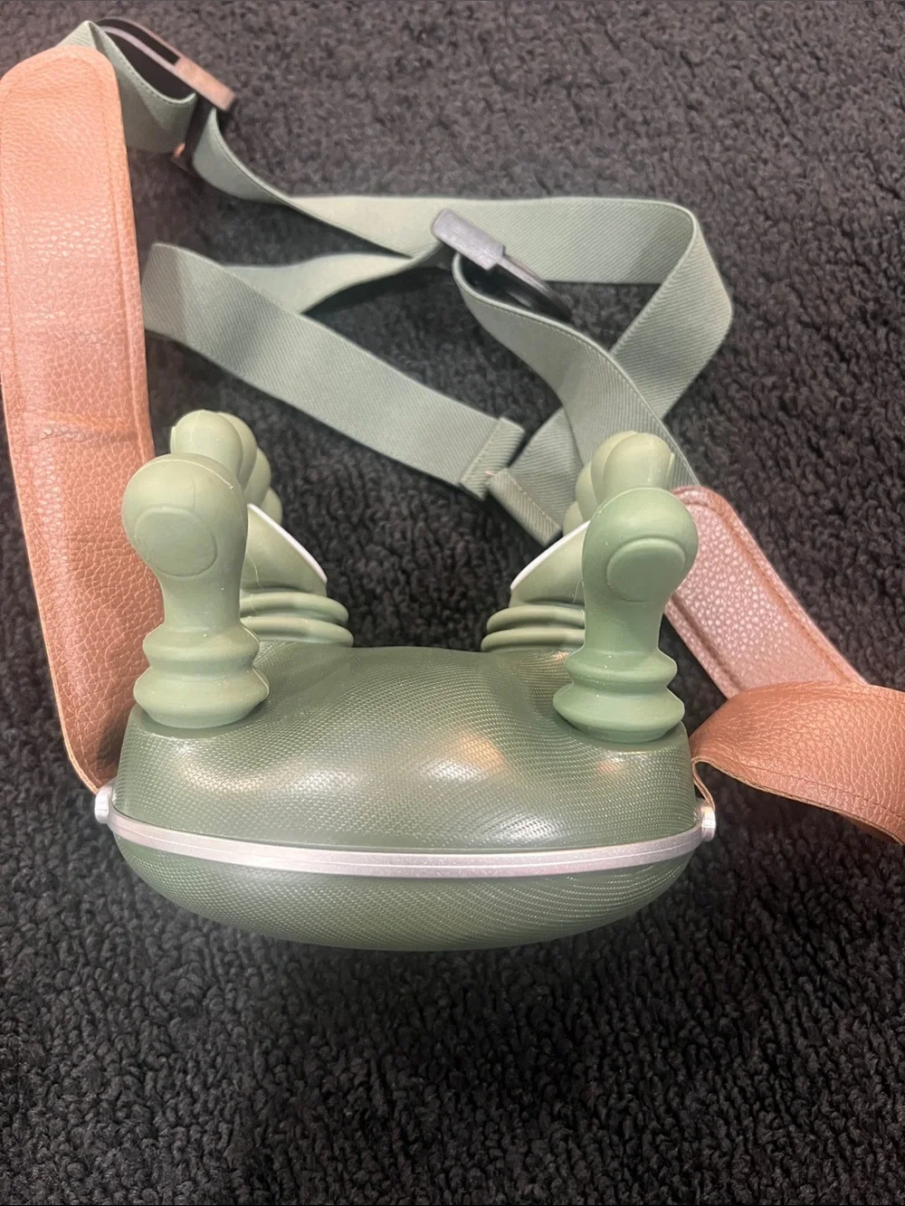 Simulated Human Hand Neck/Body Massager with Adjustable Straps